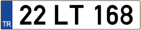 Truck License Plate